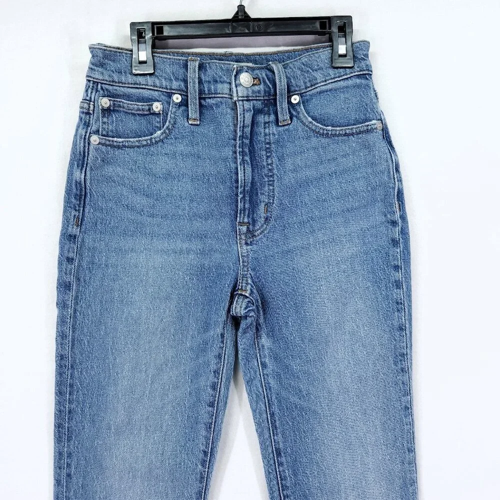 Madewell The Perfect Vintage Jeans Women's Size 23 Straight Leg - Picture 11 of 14